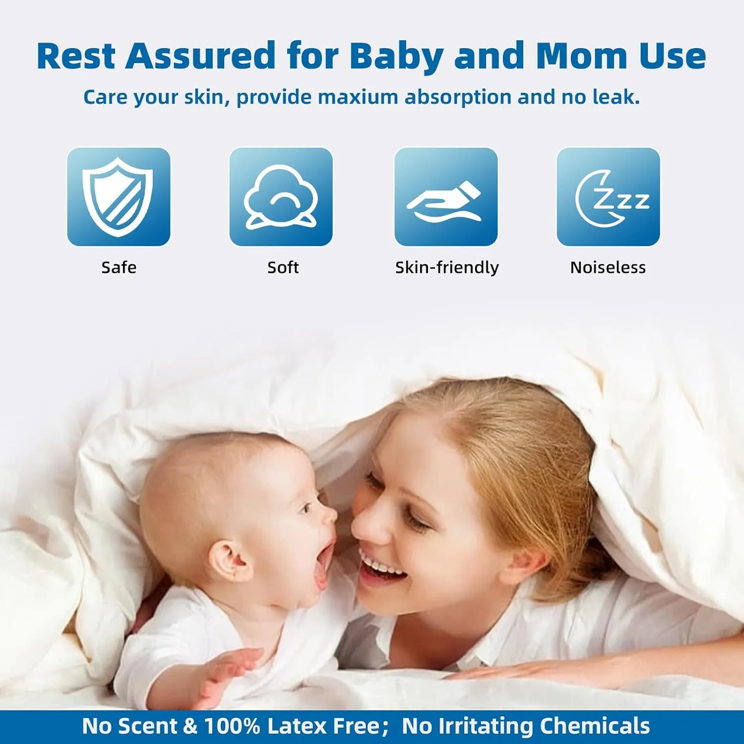 150 Count Chucks Pads Disposable 23"x36", Leakproof Adults Incontinence Bed Pads, Waterproof Underpads for Elderly, Extra Large Puppy Pee Pad, Baby Changing Liner