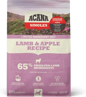 ACANA Singles Limited Ingredient Dry Dog Food, Lamb & Apple, Biologically Appropriate & Grain Free