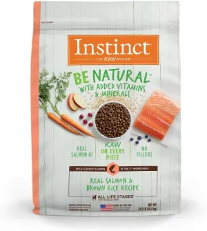 Be Natural Salmon & Brown Rice Dry Dog Food, 24 lb. Bag