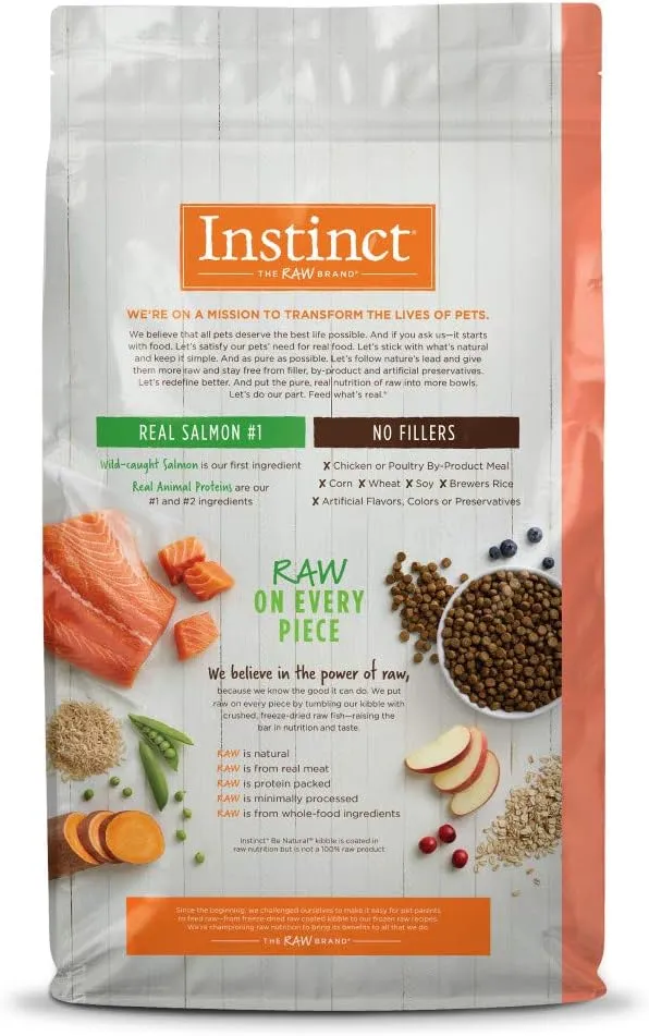 Be Natural Salmon & Brown Rice Dry Dog Food, 24 lb. Bag