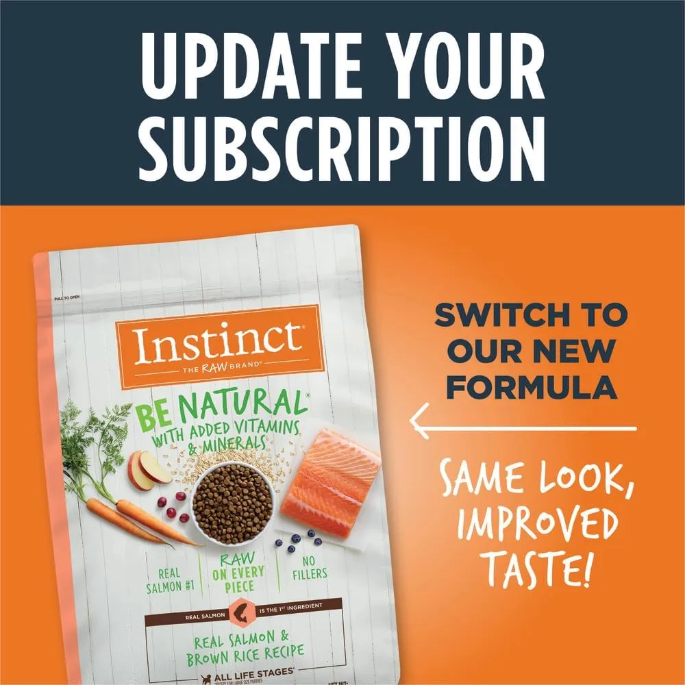 Be Natural Salmon & Brown Rice Dry Dog Food, 24 lb. Bag