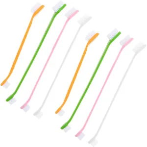 BESPORTBLE Small Dog Toothbrush Pet Toothbrush Set Dual-Head Oral Care Brush Puppy Tooth Brush Portable Pet Supplies