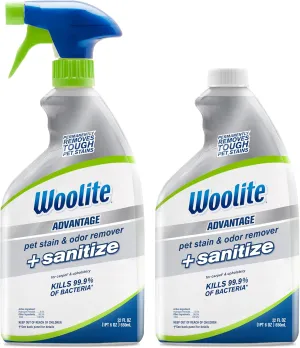 BISSELL Woolite Advantage Pet Stain & Odor Remover   Sanitize, 3327