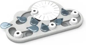 Catstages Rainy Day Puzzle & Play, Interactive Treat Puzzle Cat Toy, Gray