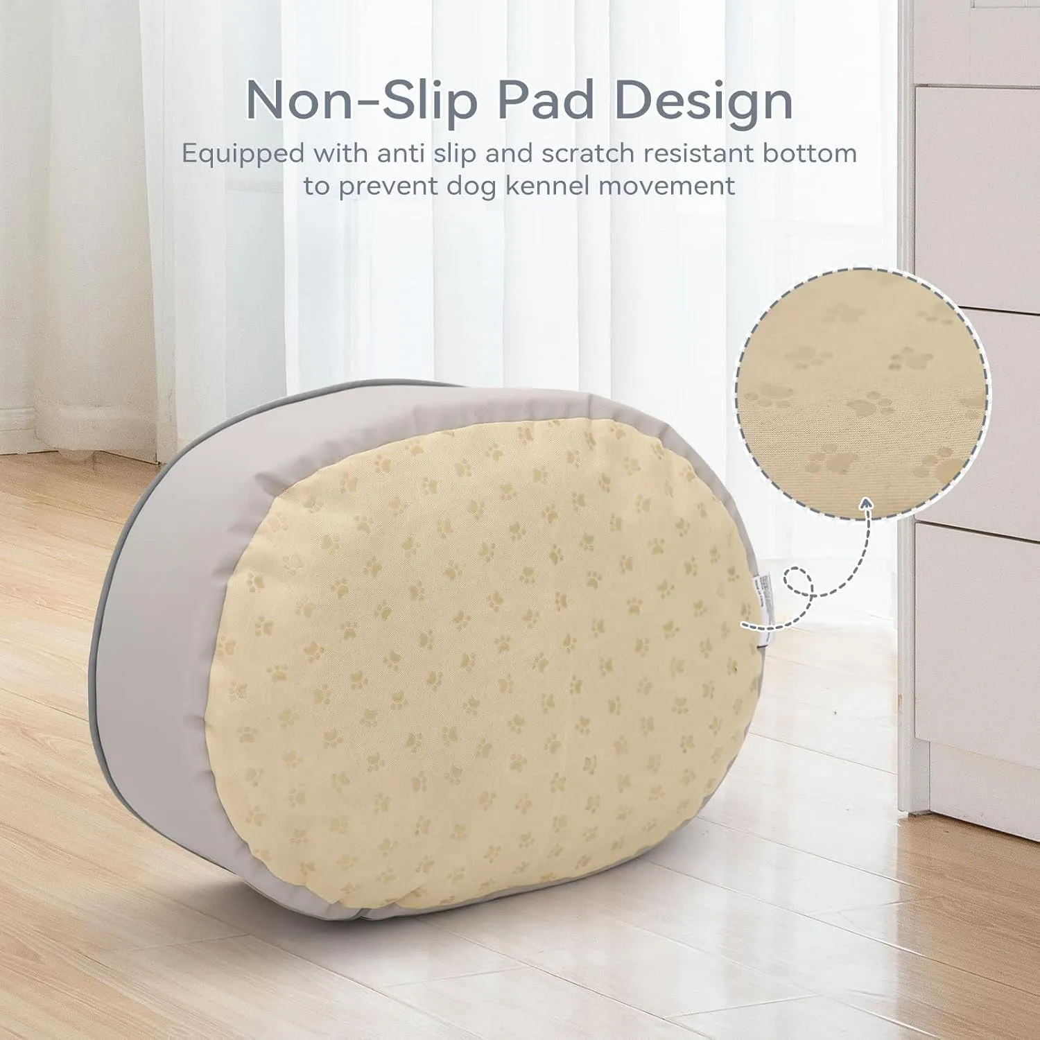 Dog Bed for Small Dogs - Round Cat Beds for Indoor Cats, Washable Pet Bed for Puppy and Kitten, Memory Foam Round Cat and Dog Cushion Bed with Slip-Resistant Bottom