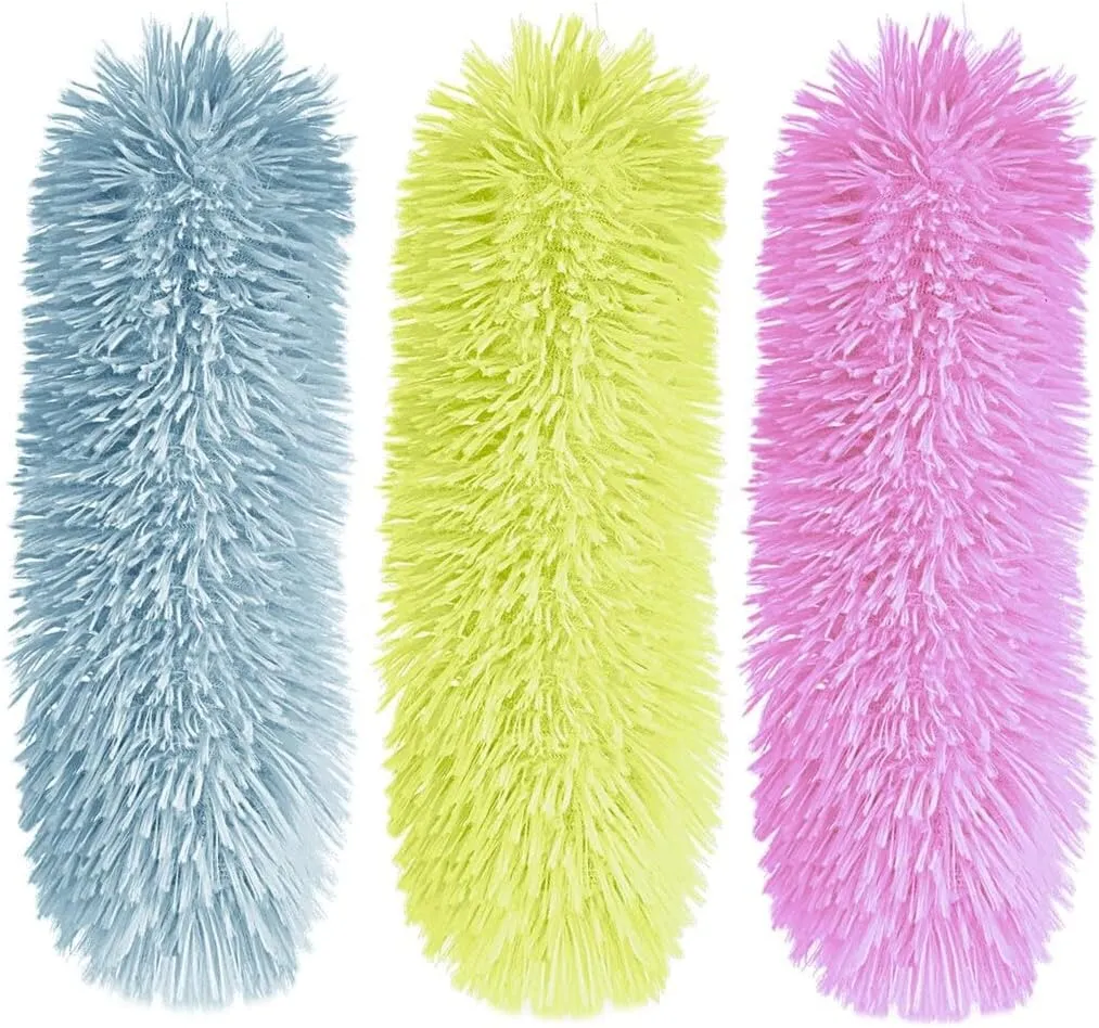 Dorakitten Catnip Toys for Indoor Kittens: 3-Piece Pillow Toys - Interactive Kitten Kicker with Crinkle Plush Cat Chew Teething Toys (Pink & Blue & Yellow)