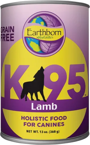 Earthborn Holistic K95 Lamb Recipe Grain-Free Canned Moist Dog Food 13 oz Can