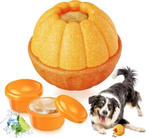 Frozen Treat Toy,Interactive Dogs Treat Toy for Aggressive Chewer, Freezable Fillable Dog Toys,Frozen Treats to Keep Dogs Busy and Reduces Anxiety,Treat Dispensing Dog Puzzle Toy,Easy to Clean