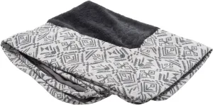 Furhaven Replacement Dog Bed Cover Plush & Southwest Kilim Dcor Sofa-Style, Machine Washable - Boulder Gray, Jumbo Plus (XX-Large)
