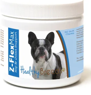 Healthy Breeds French Bulldog Z-Flex Max Hip and Joint Soft Chews 50 Count