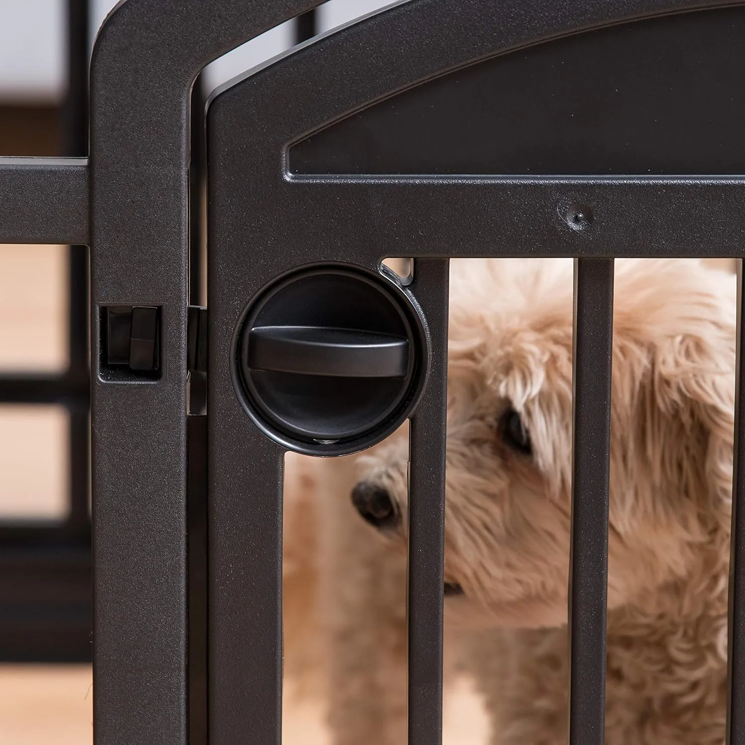 IRIS USA 24 4-Panel Playpens for Dog, Puppy, Black and White Set