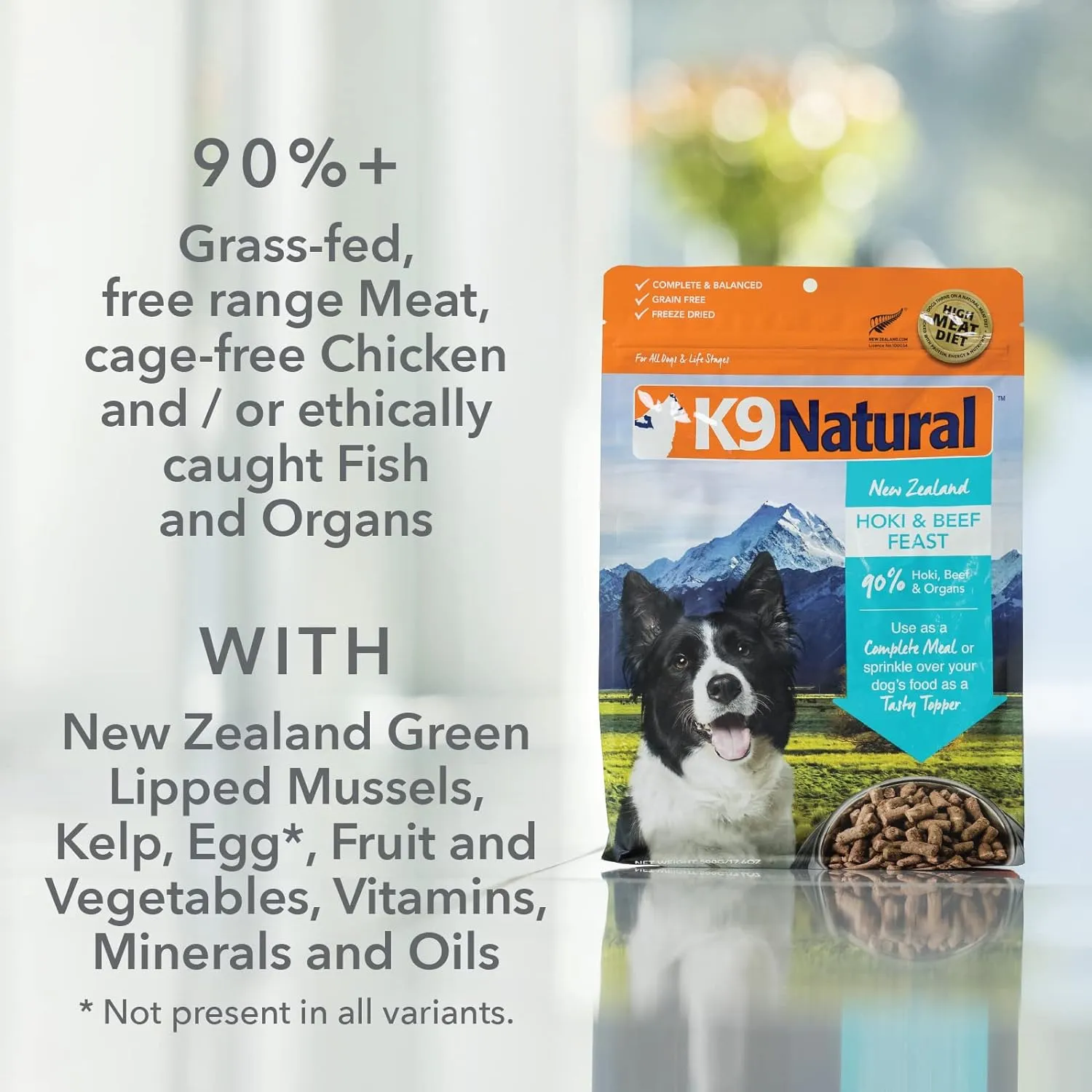 K9 Natural - Grain Free Freeze Dried Dog Food - Lamb, 1.1lb