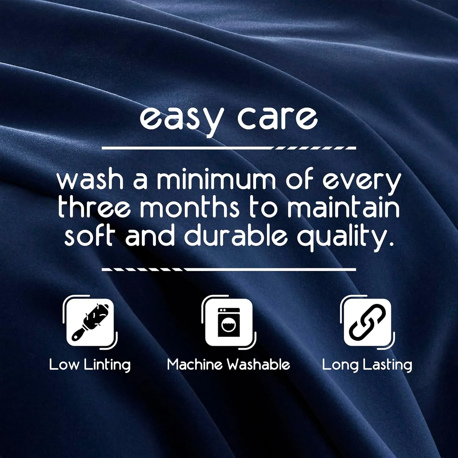 King Throw Blanket | Original Blanket | Snuggle-Ready | Durable Machine Washable Pet Friendly | All-Season Comfort | Layering Bed Sofa Blanket | Blanket for Bed | Cozy Throw Blanket | Navy