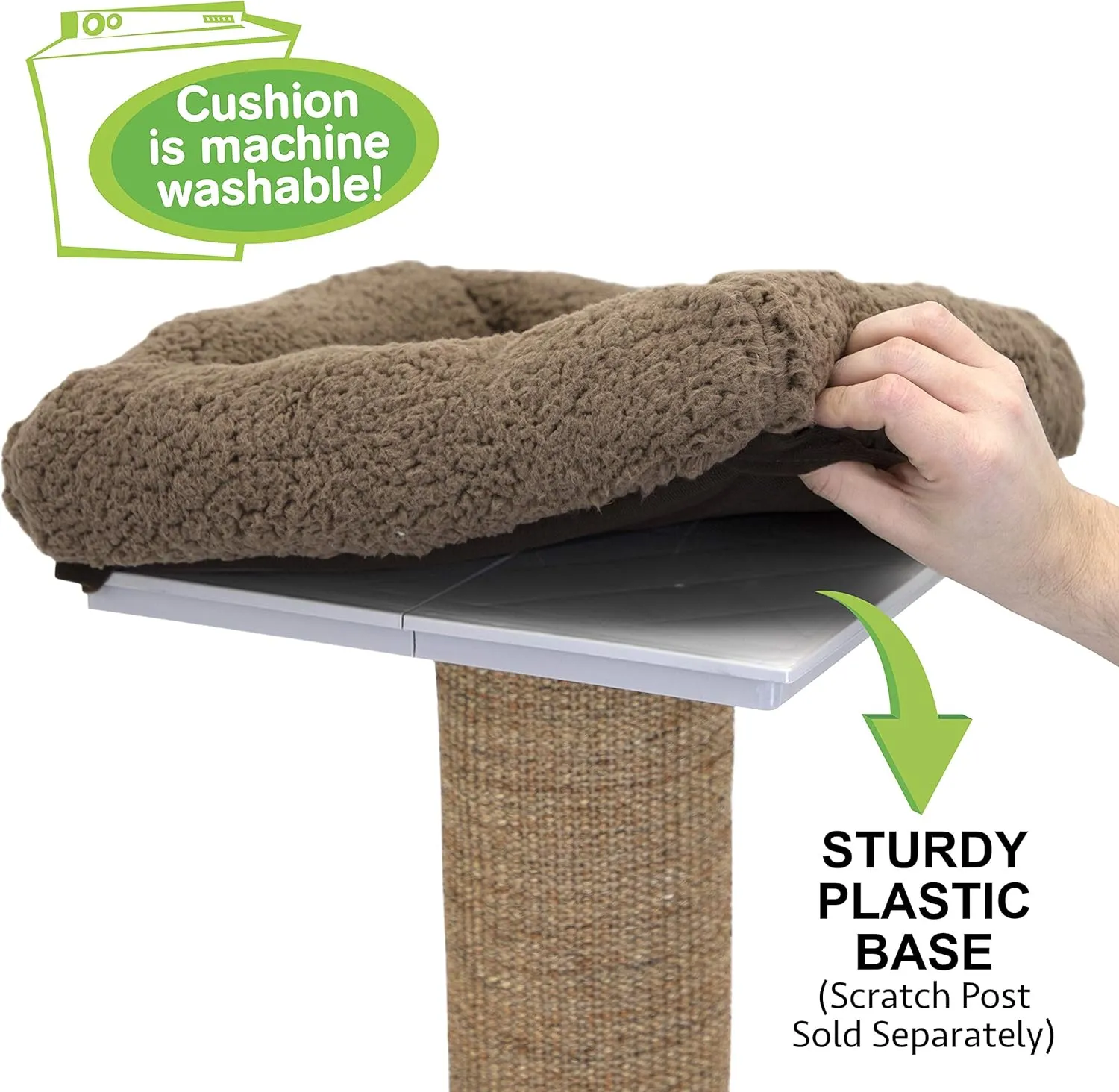Kitty City Sisal Post Scratcher, Perch Platform