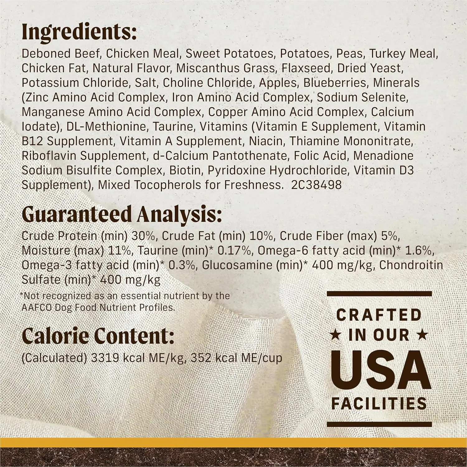 Merrick Premium Grain Free Dry Dog Food Weight Management Dog Food, Wholesome and Natural Kibble, Healthy Weight Recipe - 4.0 lb. Bag