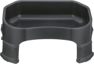 Neater Pet Brands Big Bowl with Leg Extensions Huge Jumbo Trough Style Dog Pet Water Dish (1.25 Gallons, Midnight Black)