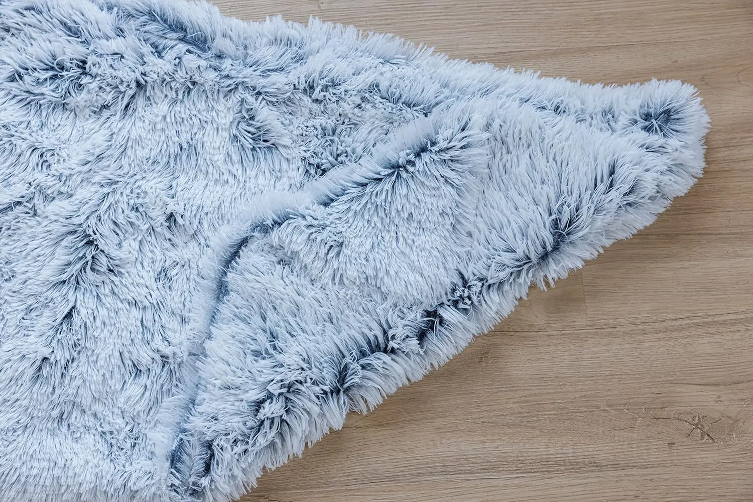 PJYuCien Fluffy Fleece Calming Pet Throw Blanket, Super Soft and Warm for Indoor Cats and Dogs, Small 16 * 24", Machine Washable, Grey Puppy Bed