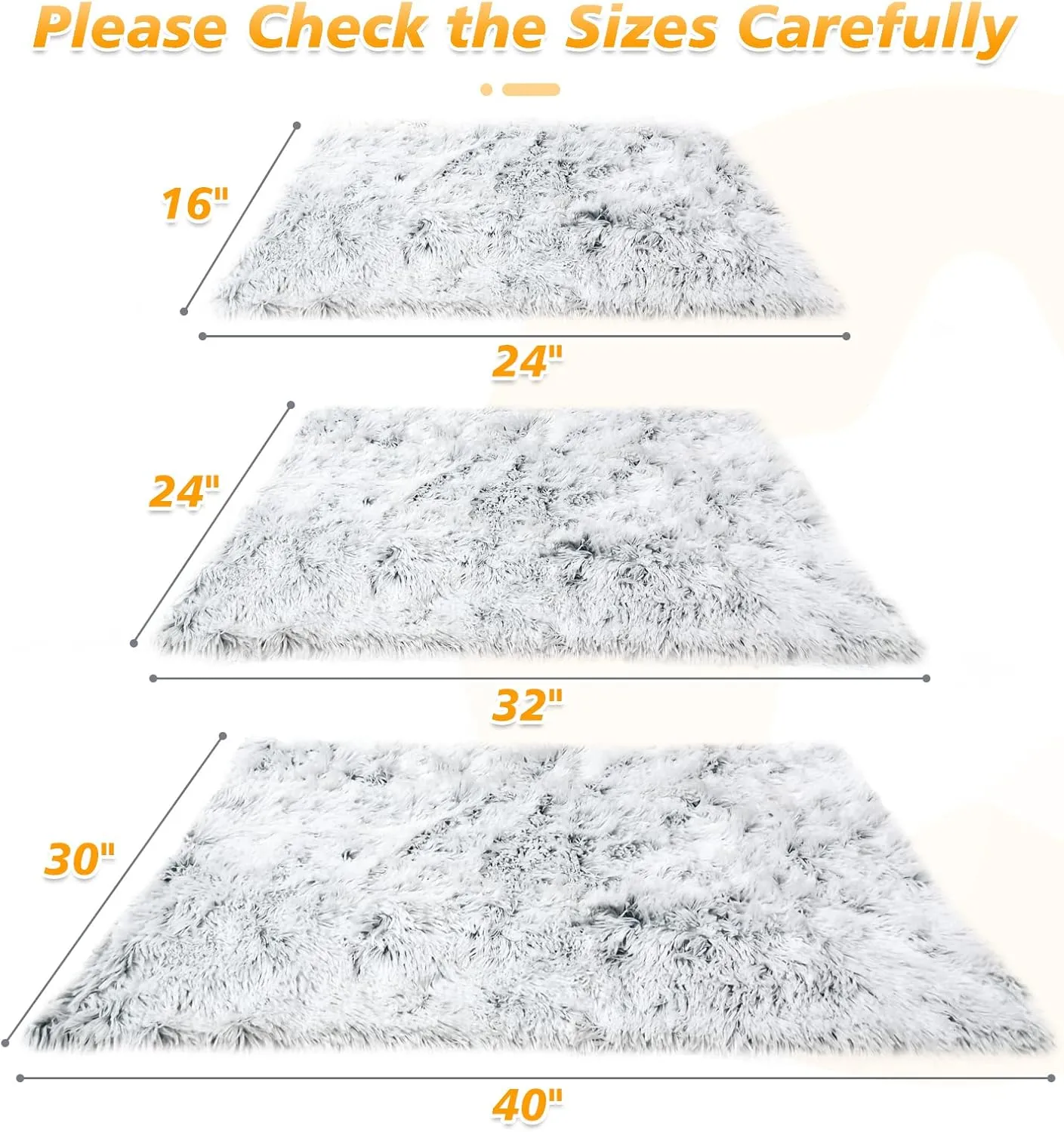 PJYuCien Fluffy Fleece Calming Pet Throw Blanket, Super Soft and Warm for Indoor Cats and Dogs, Small 16 * 24", Machine Washable, Grey Puppy Bed