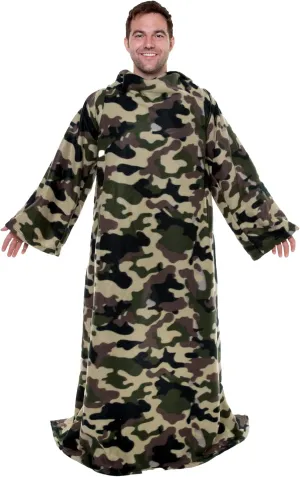 Snuggie The Original Wearable Blanket with Sleeves & Pockets for Adults| Functional Warm Cozy Super Soft Fleece| As Seen on TV Camo