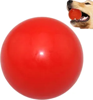Sunglow Durable Dog Ball for Chewing & Training, Tough Indestructible Dog Chew Toy, Solid Rubber Bouncy Ball, Cleans Your Dog's Teeth & Improves Mental Health