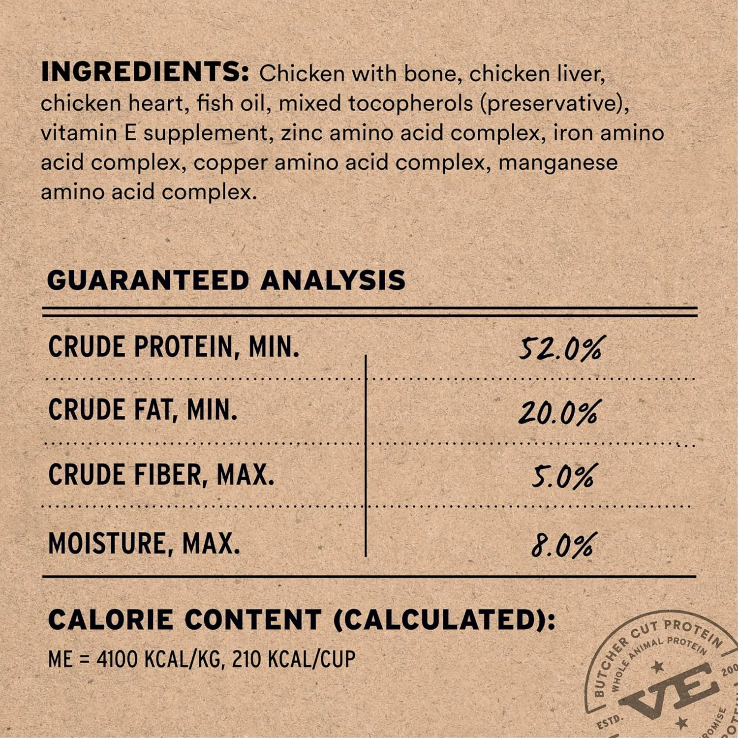 Vital Essentials Freeze-Dried Raw Chicken Entree & Mixer Cat Food Crunchy Nibs, 8 oz