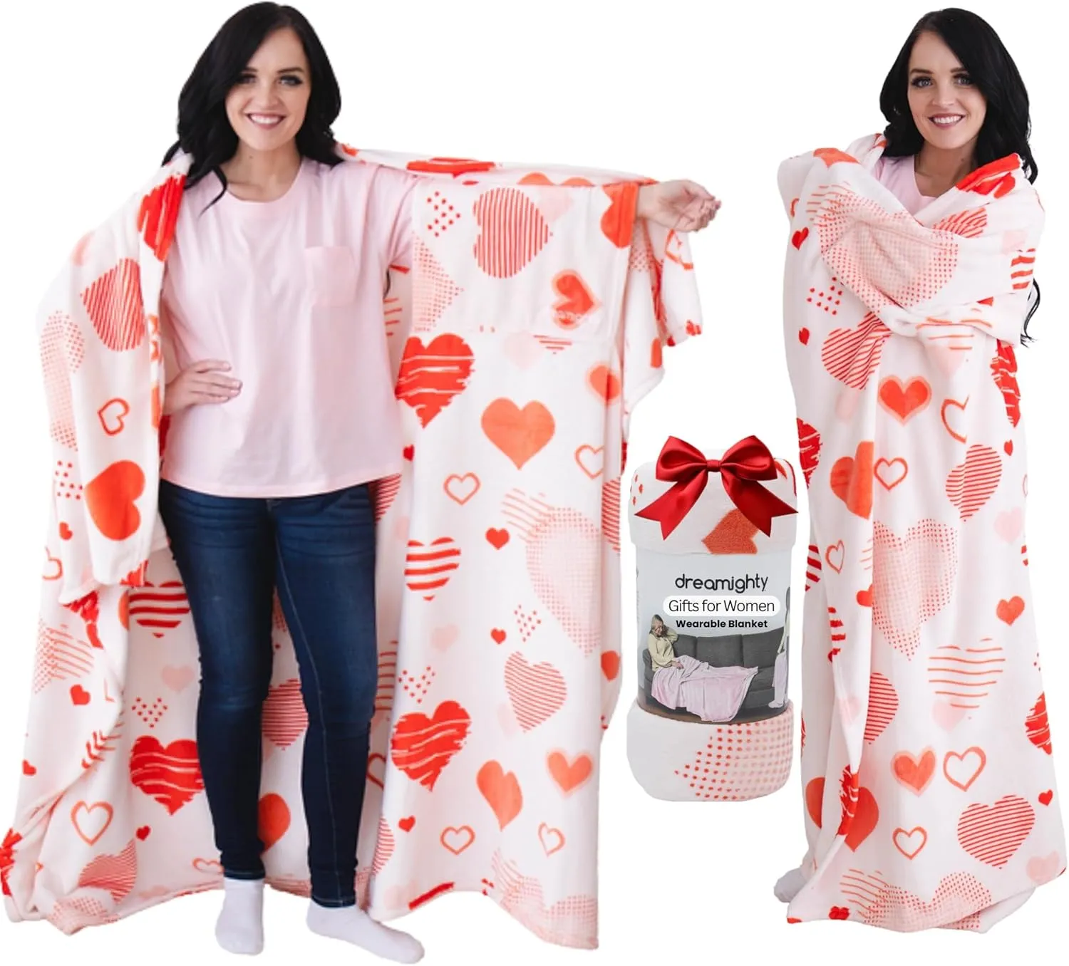 Wearable Blankets for Women - Mothers Day Gifts for Mom - Adult Wearable Blanket Men, Birthday Gifts for Women