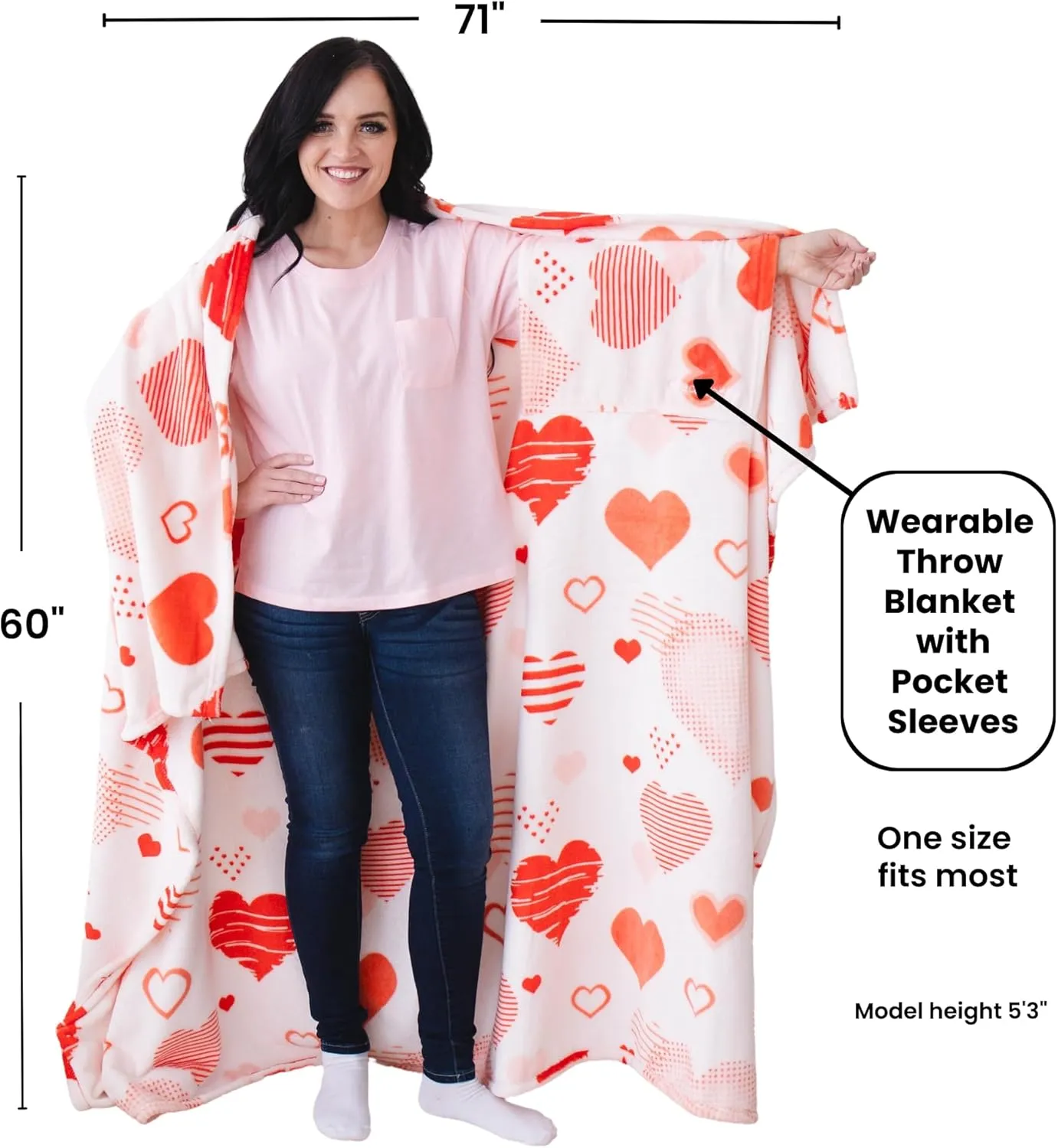Wearable Blankets for Women - Mothers Day Gifts for Mom - Adult Wearable Blanket Men, Birthday Gifts for Women