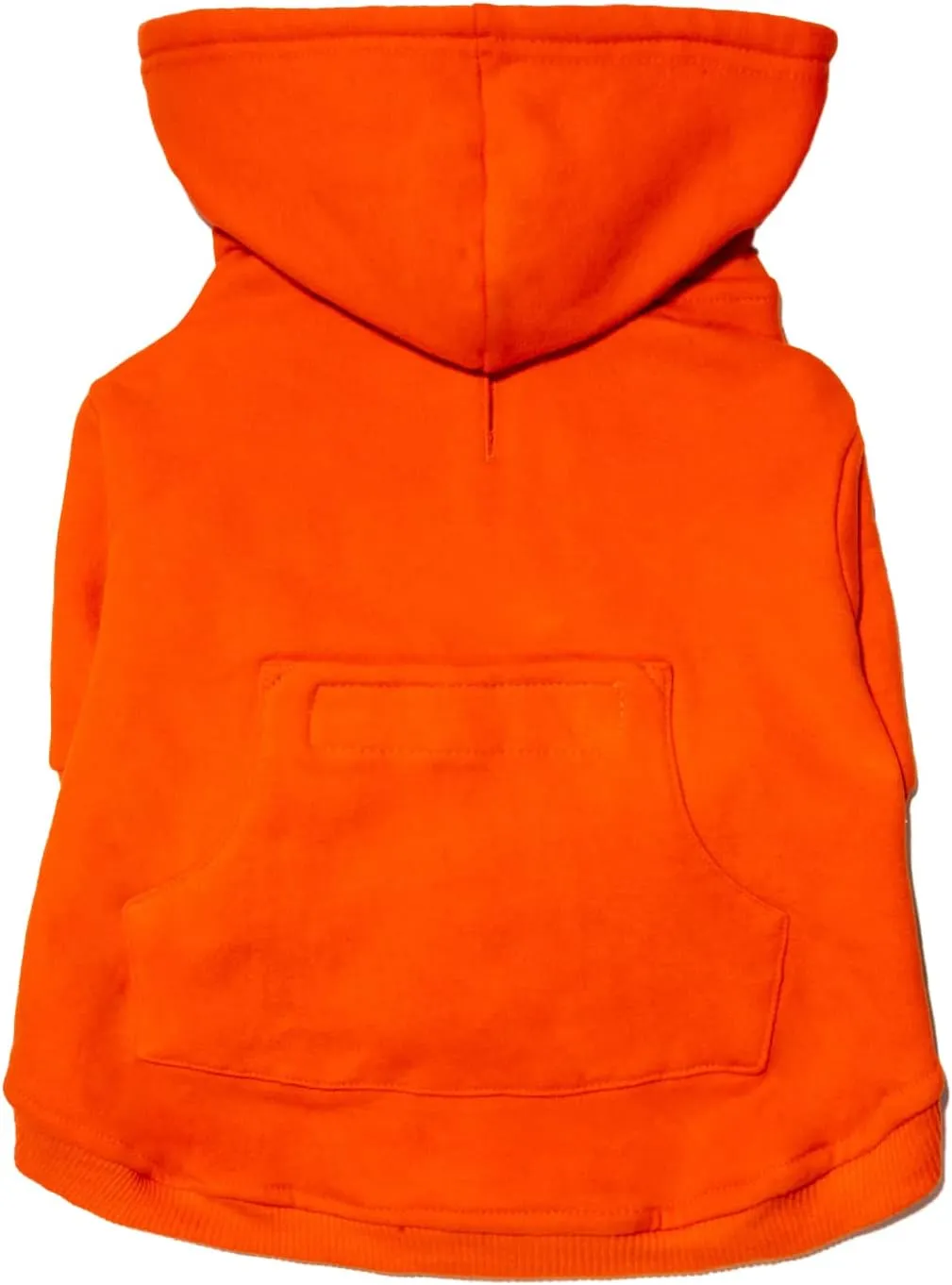Zip Up Adventure Dog Hoodie with Hook & Loop Pockets and Adjustable Drawstring Hood - XXS to XXL - Multiple Colors - Comfortable & Versatile Dog Hoodies (Orange, XS)